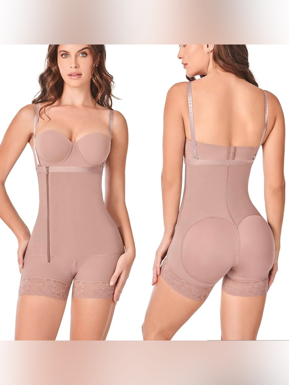NEW Ann Chery Comfort Line Post-Surgical Faja Bodysuit in Cocoa Women’s Small